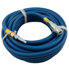 10M Air Hose & Fittings Heavy Duty 8mm Air Line with Male Adaptor & Female Coupl