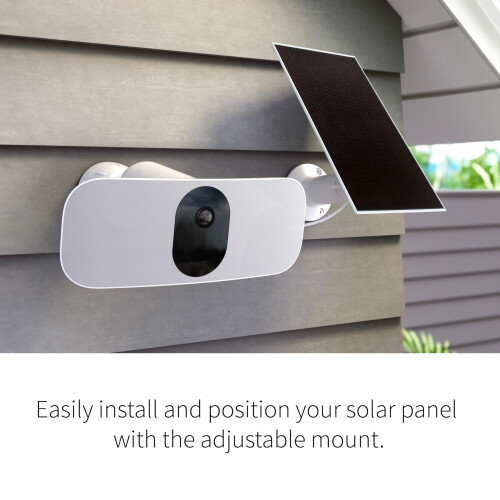 Arlo Arlo Solar Panel Charger | Arlo Certified Accessory | Weather Resistant, Easy In 1