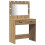 VidaXL vidaXL Dressing Table Set with Shelf 3 pcs Artisan Oak Engineered Wood 5