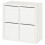 IKEA KALLAX 4 Cube Shelf with 4 Boxes 77x77cm 1