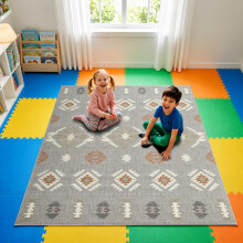 (160x230cm (Large Area Rug), Nova) BedLooms Crystal Printed Rugs - Soft Pile Non Slip Carpet for Living Room Bedrooms UK