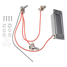 Kit de Harnais de Ramassage de Guitare éLectrique Humbucker à Double Bobine Pré-Câblé avec PotentiomèTre 500K PotentiomèTres de Volume