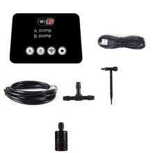 Dispositif D'Arrosage Intelligent Wi-Fi à Double Pompe avec Minuterie et Système D'Irrigation Goutte à Goutte Automatique et Réglable pour Jardin