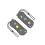 For  Wireless Joypad Controller with RGB Lamp Game Console L/R Handle Grip  Gaming Controller B 3