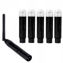 Dj 2.4G Wireless DMX Receiver with Built-in Battery for Professional Stage & DJ Lighting EU Plug