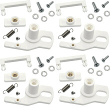 Svingakselsæt (4-sæt), C36 udskiftning til 180/280/380 trykbassinrensere, holdbare hvide reservedele