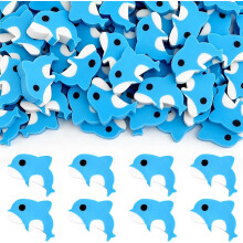 150Pcs Cute Dolphin Mini Erasers Bulk - Ocean Animal Desk Pets, Classroom Rewards & School Supplies for Kids