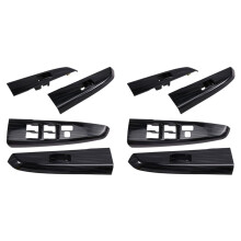 8 Szt Przedni + Tylny Panel Wykończeniowy Podłokietnika Drzwi Ramka Przełącznika Okna dla Hilux 05-14 4271-0K010 74272-0K010 74231-0K020 A