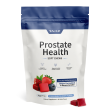 Snap Supplements Prostate Health Berry Soft Chews 60ct - Saw Palmetto & Plant Sterols for Prostate & Urinary Support | Men's Health