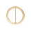 (Golden Circle) Circle Brooch Scarf Ring Costume Accessory 3