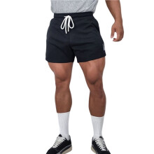 Heren Korte Sweatshorts, Sportshorts voor Heren, Gymshorts met Zakken Zwart XXL