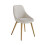 Signature ALBA ecru upholstered chair 1