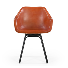 ROCKIE Swivel Leather Bridge Chair, 44 cm Long