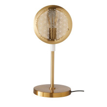 Medium gold table lamp, 50cm high, SONIK