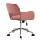 Adjustable velvet office chair - Ross 8