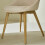Signature ALBA ecru upholstered chair 3