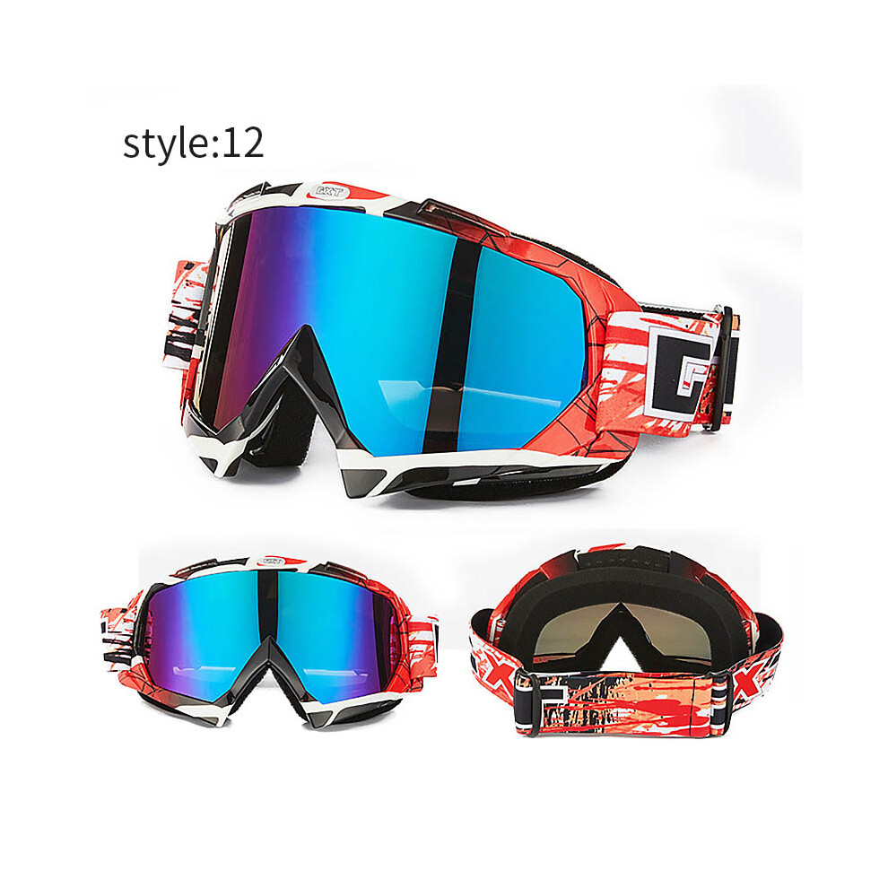 (12) Windproof Motocross Goggles For Atv Mtb Skiing 6464755103104