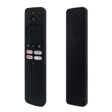 (Black) Shockproof Silicone Case for Xiaomi TV Box 2023