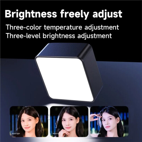 Éclairage LED Magnétique pour  pour Osmo Pocket 3/4, Éclairage Vidéo pour Vlogging, Éclairage pour  Caméra avec Fixation Griffe