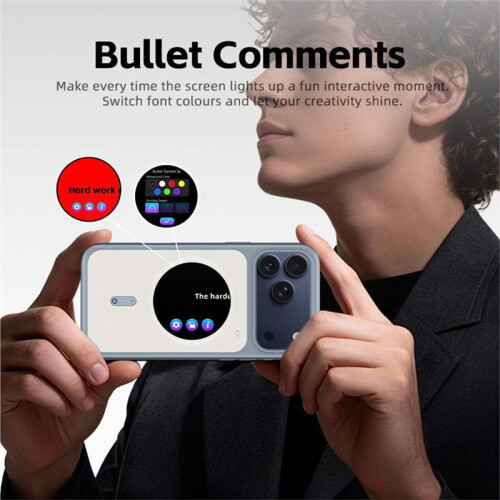 Magnetic NFC Ink Smartphone Case, Suitable for  17 Pro Max.DIY Pattern Ink Mobile Phone Case Orange