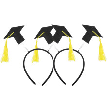 2St Stijlvolle Graduation Hair Band Met Doktersmuts Design