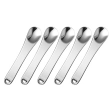 5St Cosmetische Spatula's Van Zinklegering Voor Huidverzorging