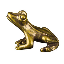 1Gouden Kikkerstandbeeld Messing Decoratie Voor En Thuis