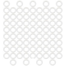 200St Plastic Gordijnaccessoires Transparante Ringhangers