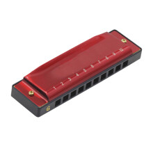 1St Elegante Metal Harmonica 10 Blues Harmonica G Sleutel