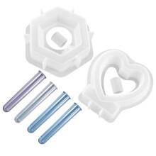 1Set DIY Siliconen Hydroponische Vaas Mal Met Glad Oppervlak