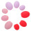 9St Make-Up Borstelbeschermers Van Silicone, Kleurenset 1