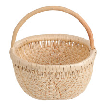 1St Decoratieve Gevlochten Bloemenmand Handheld Beige