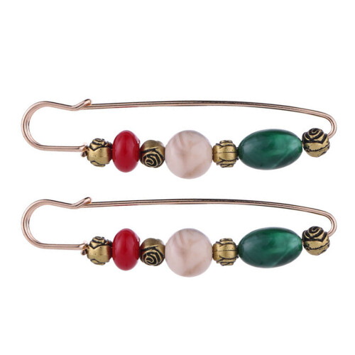 2St Multicolor Broche Clips, Praktisch En Stijlvol Dames
