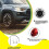 2 PCS Push Button Quick Release Hood Bonnet Pins Lock Clip Car Bumper  Kit Red 3