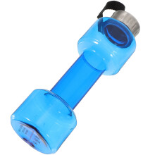 1St Dumbbell Shaped Sports Water Kettle Plastic Leak
