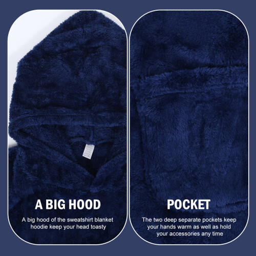 Wearable Hoodie Large Pyjama Winter 2