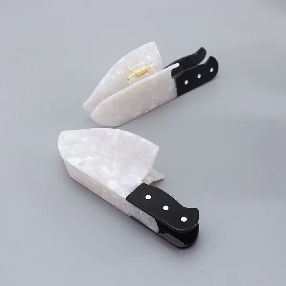 Bright-Home Simulated Knife Claw Clips Simple Style Stable Grip Claw Clip For Thick Hair & Thin Hair