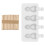 1Set Silicone Ijsvorm DIY Herbruikbare Ice Pop Voor Thuis 1