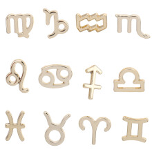 24St Charmante Gouden Zodiac Pendants DIY Sieraden Decor