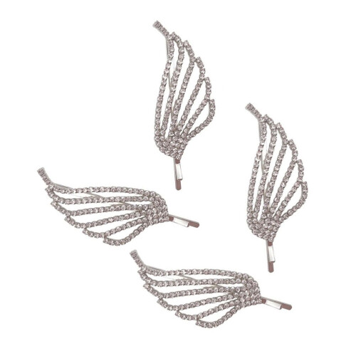 4St Rhinestone Haarclip Voor Vrouwen
