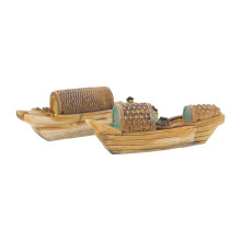 2St Kleurrijk Resin Aquarium Ornament Scheepsdecoratie