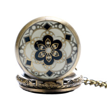 1St Vintage Quartz Zakhorloge Van Zinklegering Met Draagketting