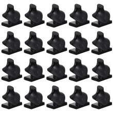 20St Mini Halsketting Model Zwart Plastic Voor Sieraden Presentatie