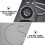 1St Zwarte Creatieve Titanium Halssieraad 5