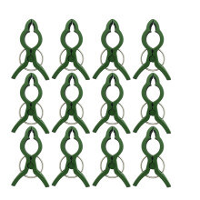 25St Groene Plant Clips Kunststof En Metaal Tuinfixatie Lijm