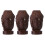 3St Boeddha Sakyamuni Bruin Decoratief 1