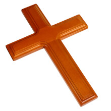 1 Stuks Kruis Hangertje Christelijk Kruis (Bruin)