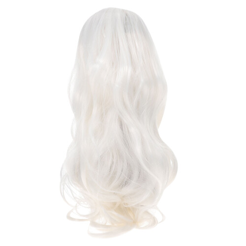 Krullend Wit Vrouwen Pruik Party Cosplay Accessoire 2