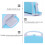 1Set Multi Kleuren Handmatige Papier Craft Punch Machine 6