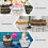 3Sets Cake Topper Papier Afstuderen Voor Feestelijke Taarten 3